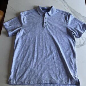 Tommy Bahama Island Zone Polo Mens Small Light Blue Short Sleeve Shirt UPF 30